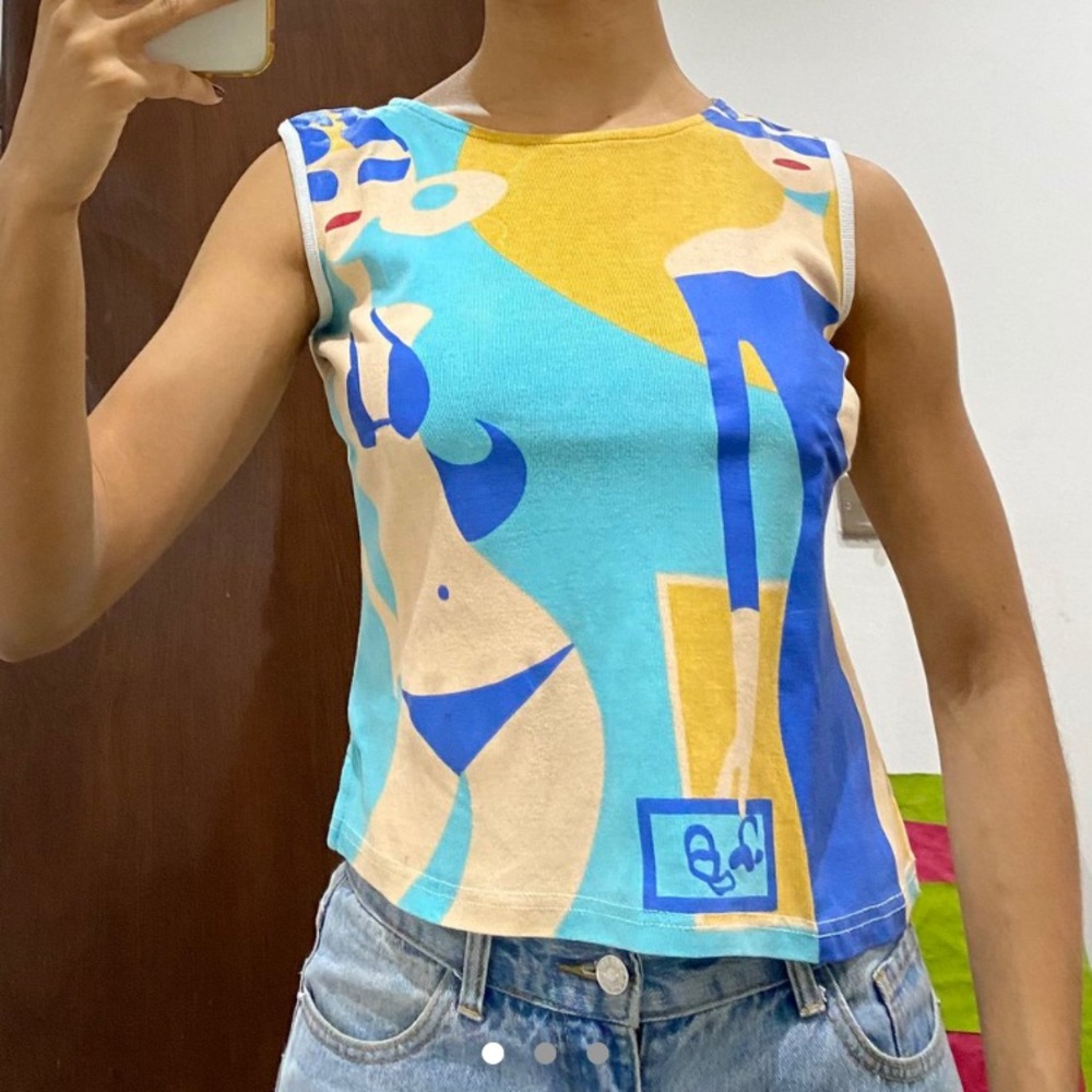 Custo Barcelona Tank Top with Cool Graphic